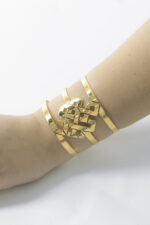 ⁦Aslaal Bracelet Gold Plated⁩ - الصورة ⁦4⁩