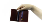 Aslaal Mini Card Holder “Dark Red” - Image 3