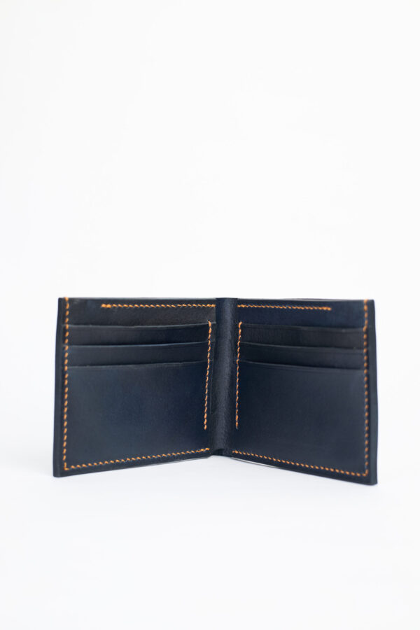 ⁦Aslaal Bi-fold Wallet “Navy Blue”⁩ - الصورة ⁦3⁩