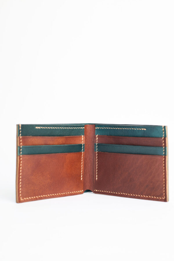 Aslaal Bi-fold Wallet “Mix Pertroleum & Havan” - Image 4