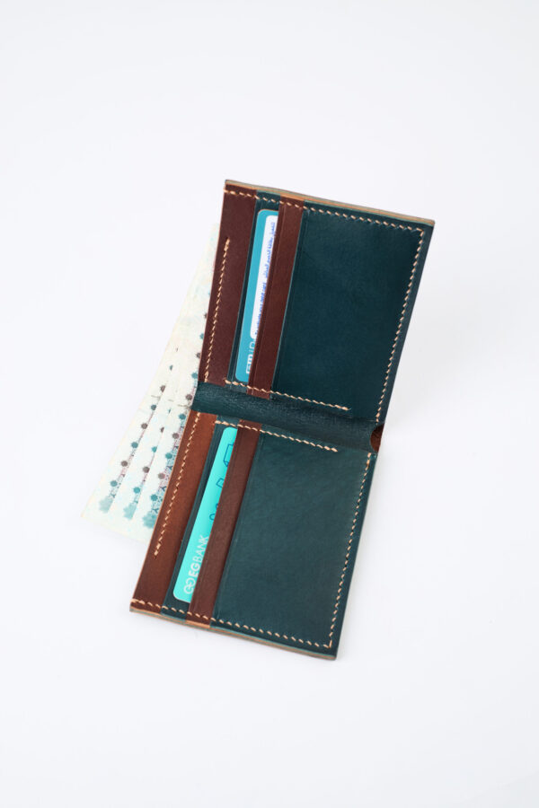 Aslaal Bi-fold Wallet “Mix Havan & Petroleum” - Image 2