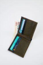 Aslaal Bi-fold Wallet “Mix Navy Blue & Olive” - Image 2