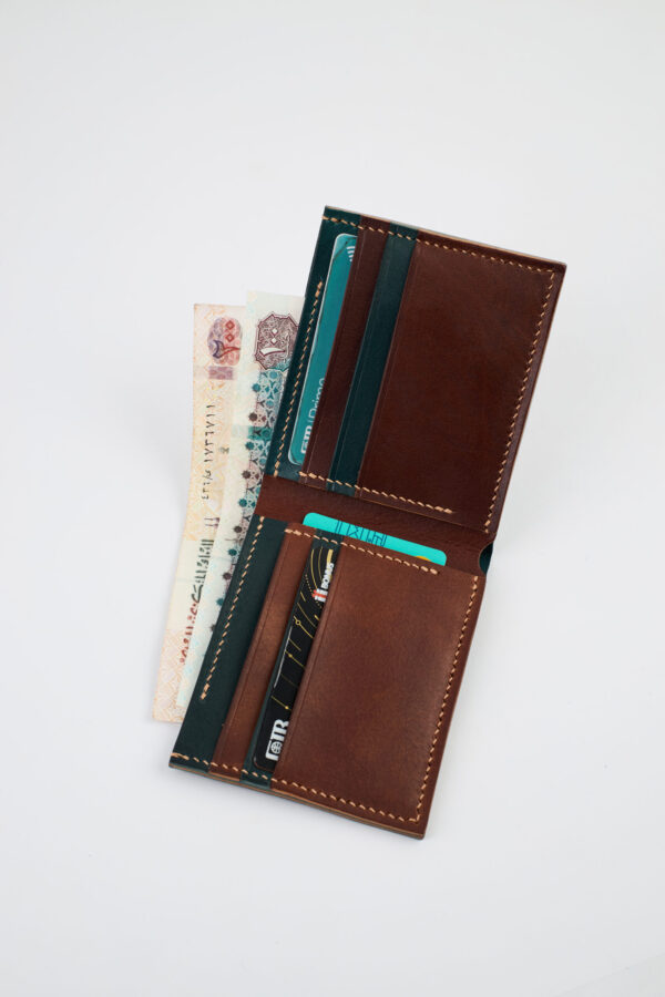 Aslaal Bi-fold Wallet “Mix Pertroleum & Havan” - Image 2