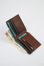Aslaal Bi-fold Wallet “Mix Pertroleum & Havan” - Image 5