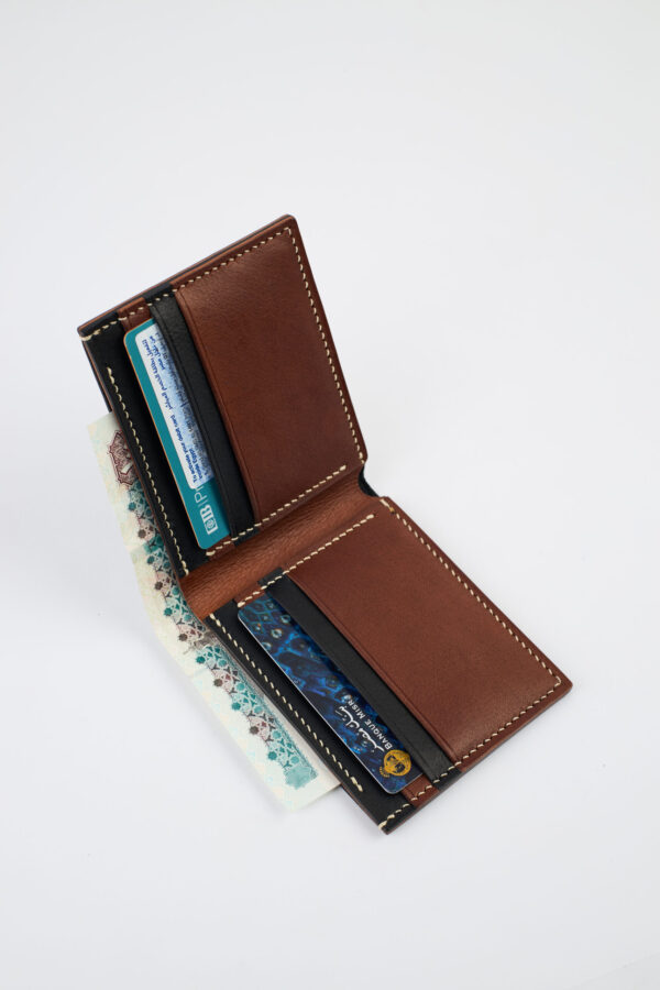 Aslaal Bi-fold Wallet “Mix Black & Havan” - Image 7