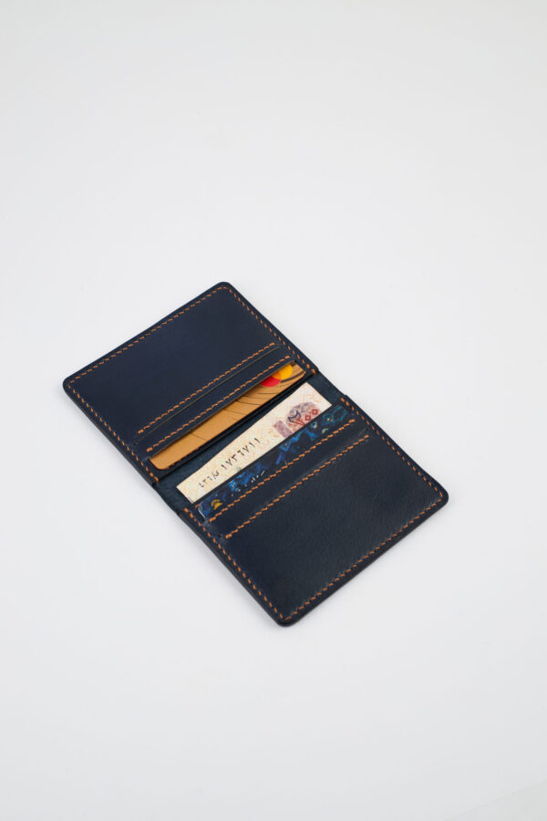 Aslaal Mini Card Holder “Navy Blue” - Image 5