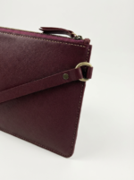 Sultana Burgundy Clutch - Image 3